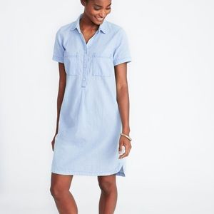 Old Navy Chambray Shirt Dress - M